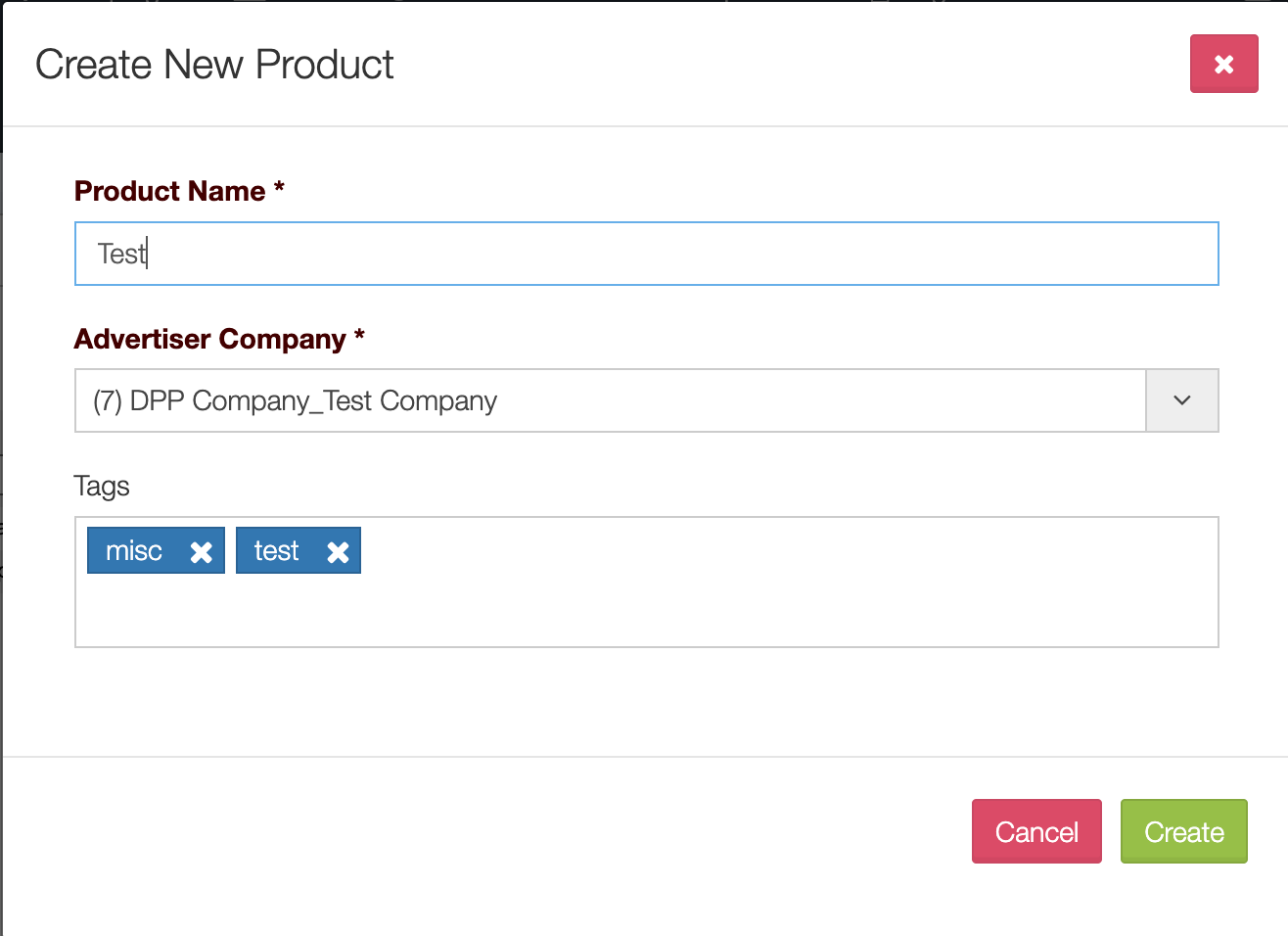 Product tagging feature